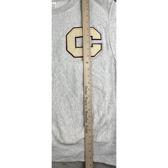 Vintage Champion Reverse Weave Sweatshirt Mens Small Gray Fleece Heavyweight - Picture 6 of 9